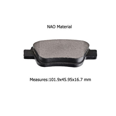 Phân tích ô tô D2067-9299 Pad phanh phía sau 0446605010 Pad phanh xe ô tô Liner phanh cho TOYOTA Mercedes-Benz