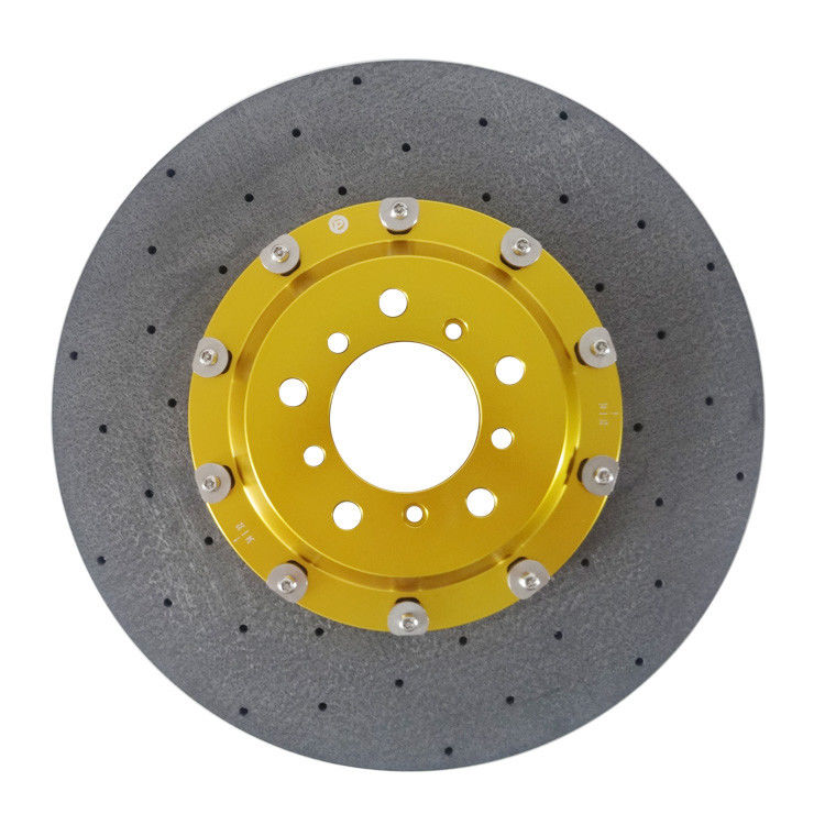 Chiếc xe chở khách đĩa phanh nhựa carbon phù hợp với BMW Audi Mercedes Benz Lamborghini Nissan
