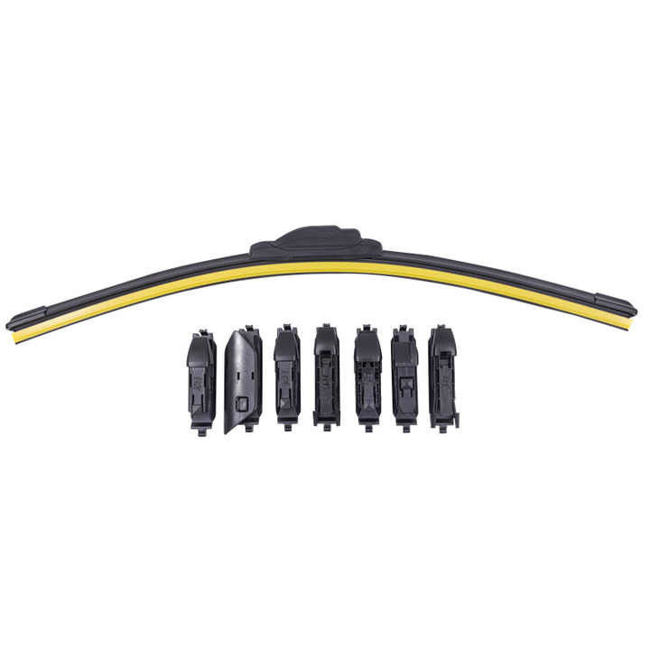 14-28 inch ô tô không khung tiếng ồn cao su lau multifunction phổ biến xe ô tô mặt trước kính chắn gió mưa lau lưỡi